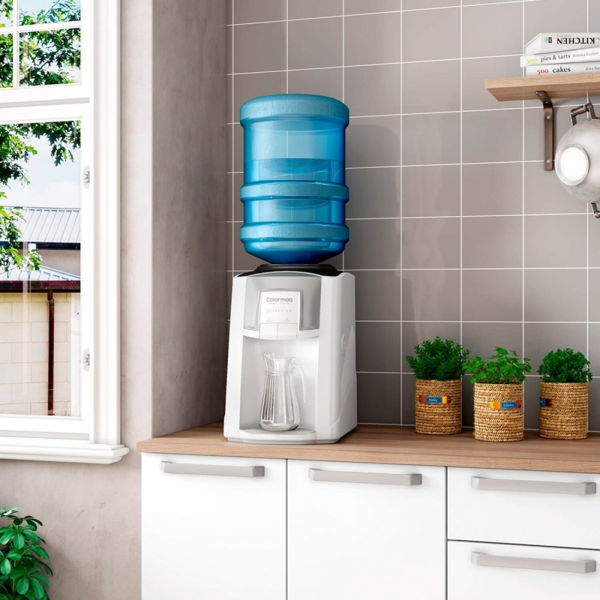 Bebedouro de Água Colormaq Premium Branco