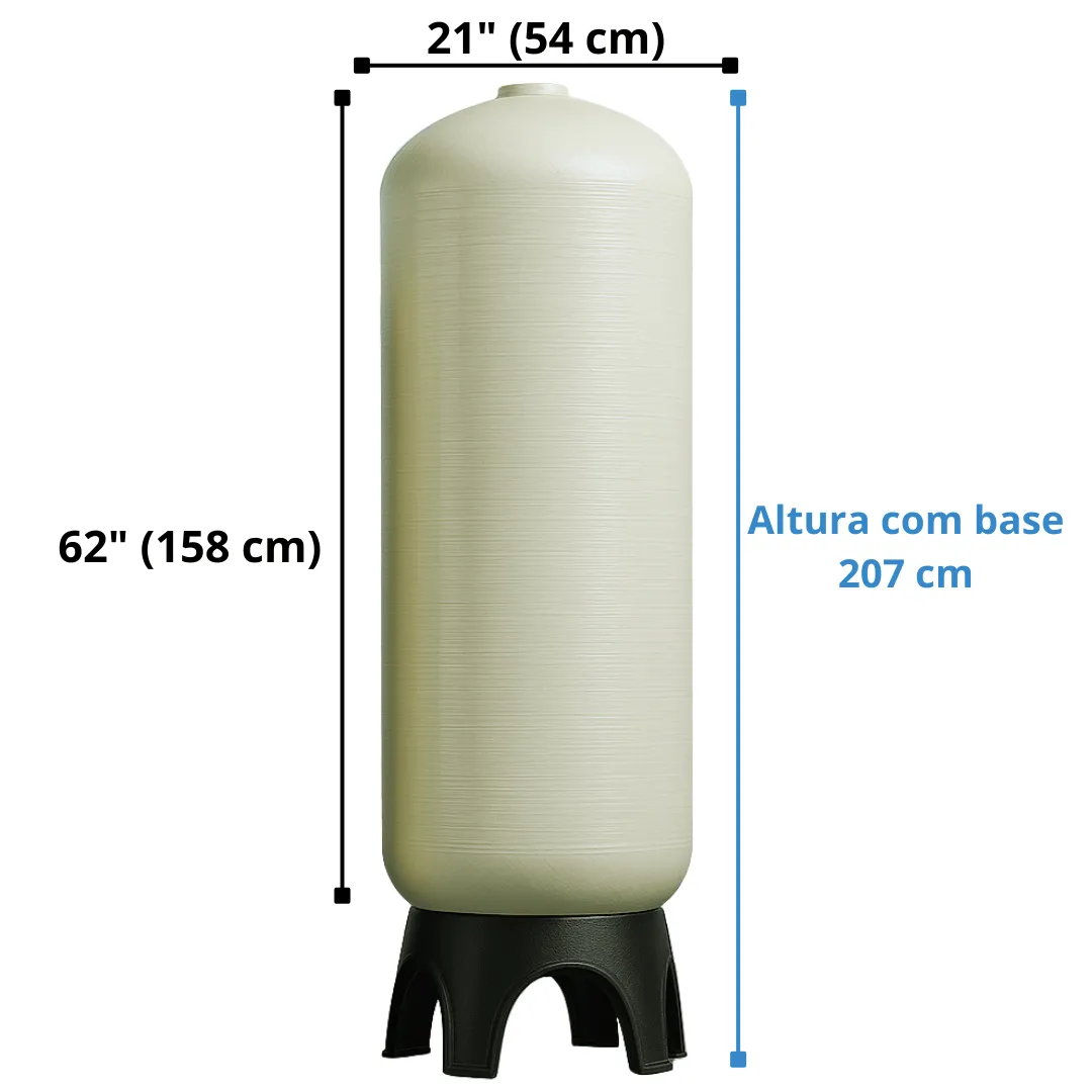 Tanque Filtro De Água Prfv 21x62